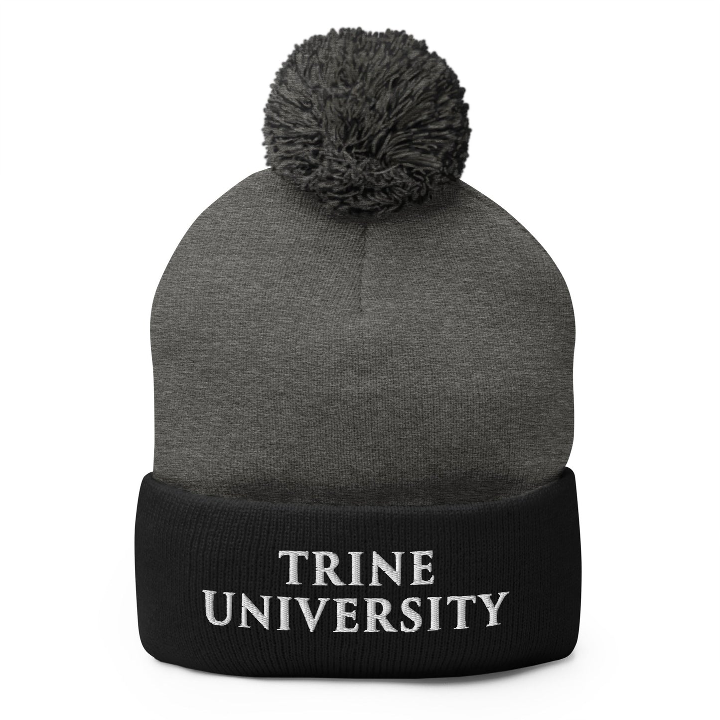 Pom-Pom Beanie | Trine PA program | Modern Script Logo