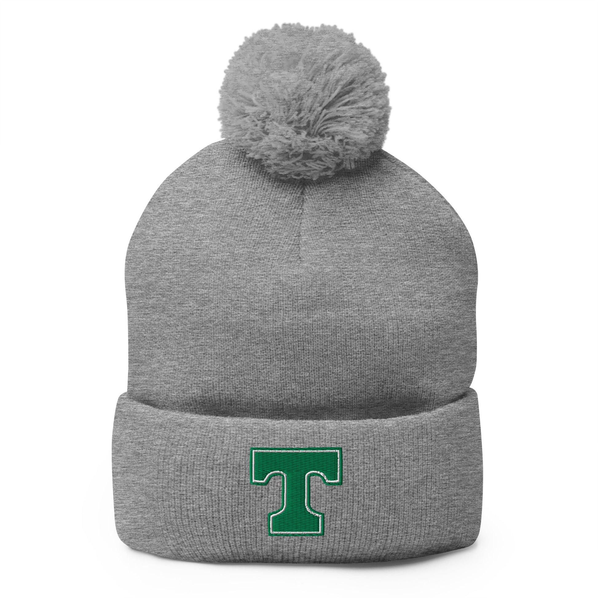 Pom - Pom Beanie | Trinity Highschool | T Logo