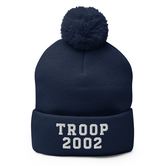 Pom-Pom Beanie | Troop 2002 | Emblem Logo