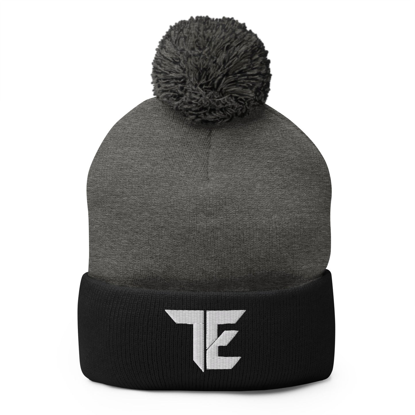 Pom-Pom Beanie | Trust & Elevate | Script Logo