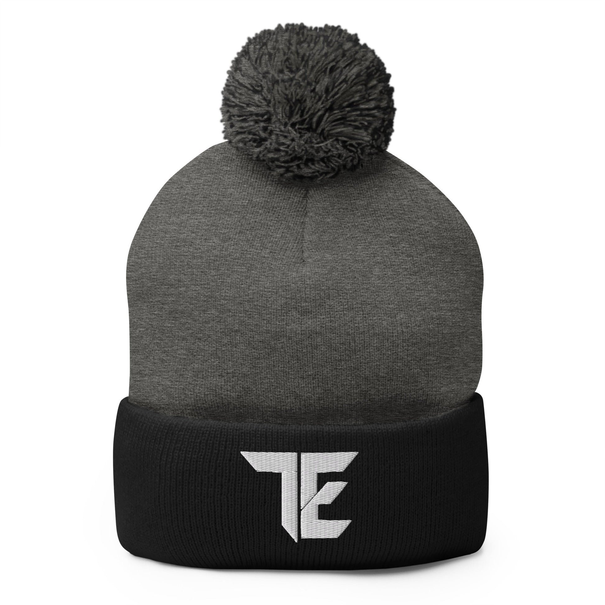 Pom-Pom Beanie | Trust & Elevate | Script Logo