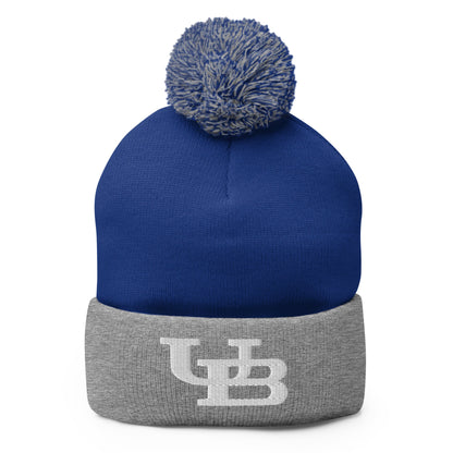 Pom - Pom Beanie | UB Womens Club Basketball | Interlock Logo