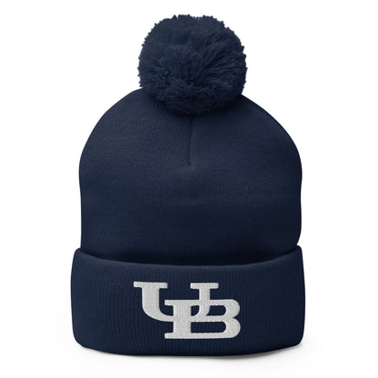 Pom - Pom Beanie | UB Womens Club Basketball | Interlock Logo