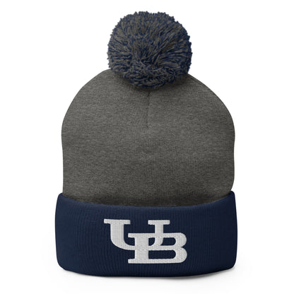Pom - Pom Beanie | UB Womens Club Basketball | Interlock Logo