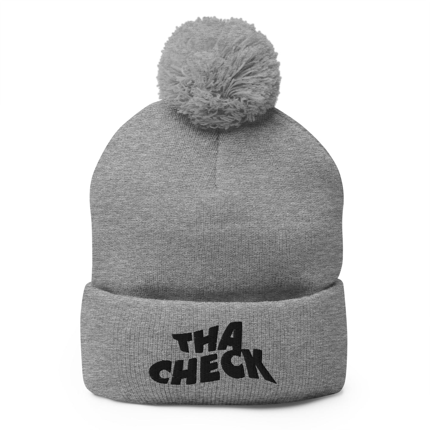 Pom - Pom Beanie | Uncheckable | Tha Check Logo