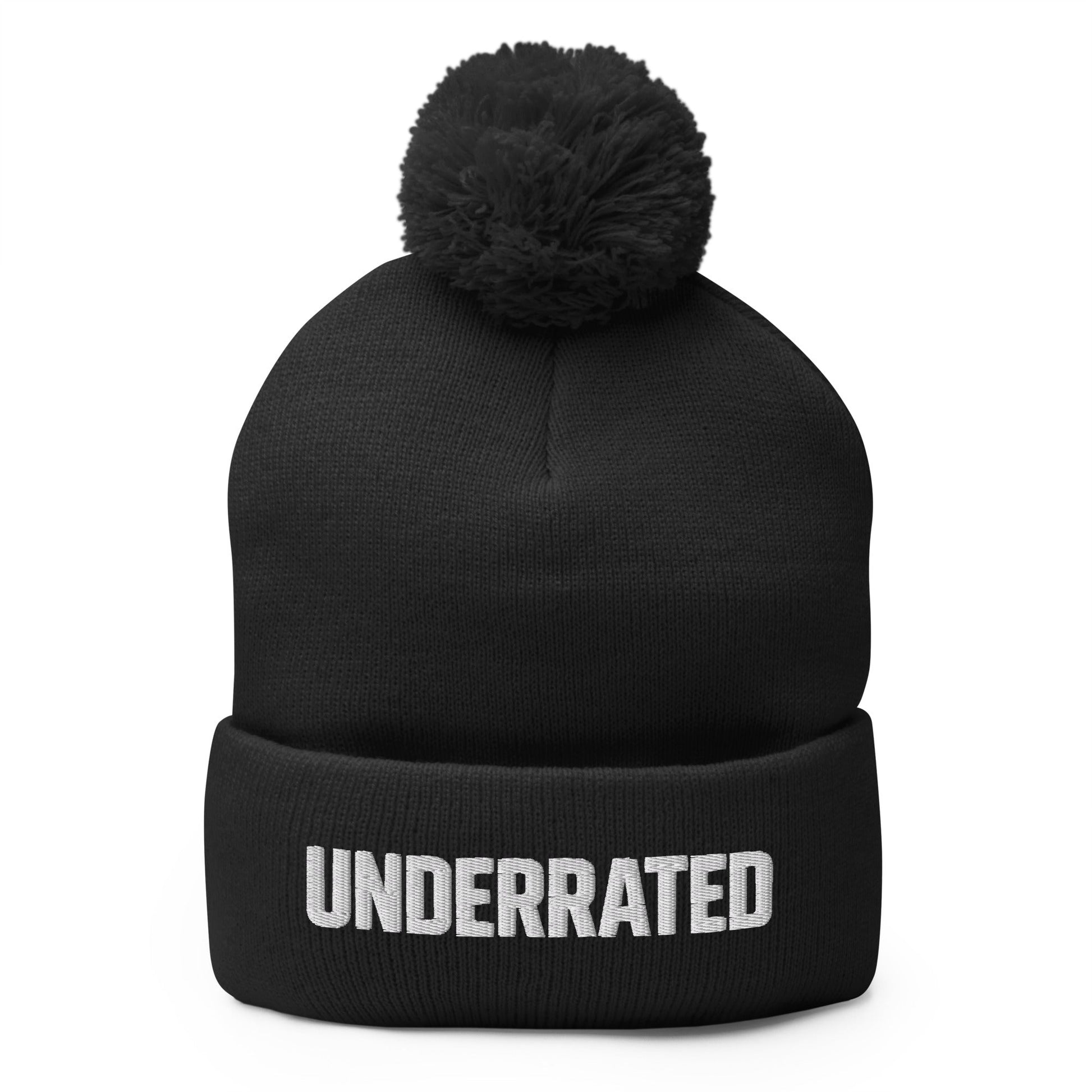 Pom - Pom Beanie | Underrated Network United – Team Store | Script Logo
