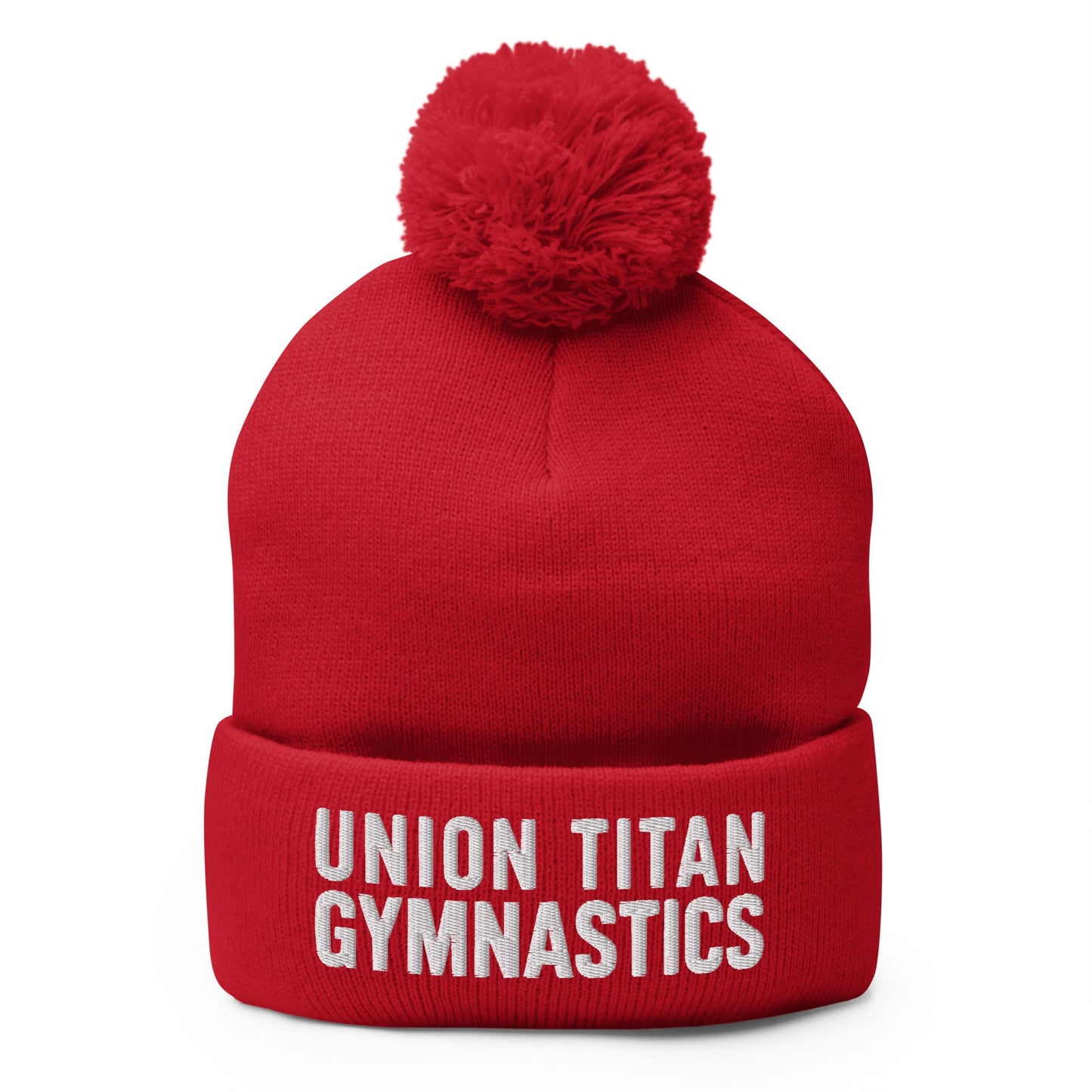 Pom-Pom Beanie | Union Gymnastics | Modern Script Logo