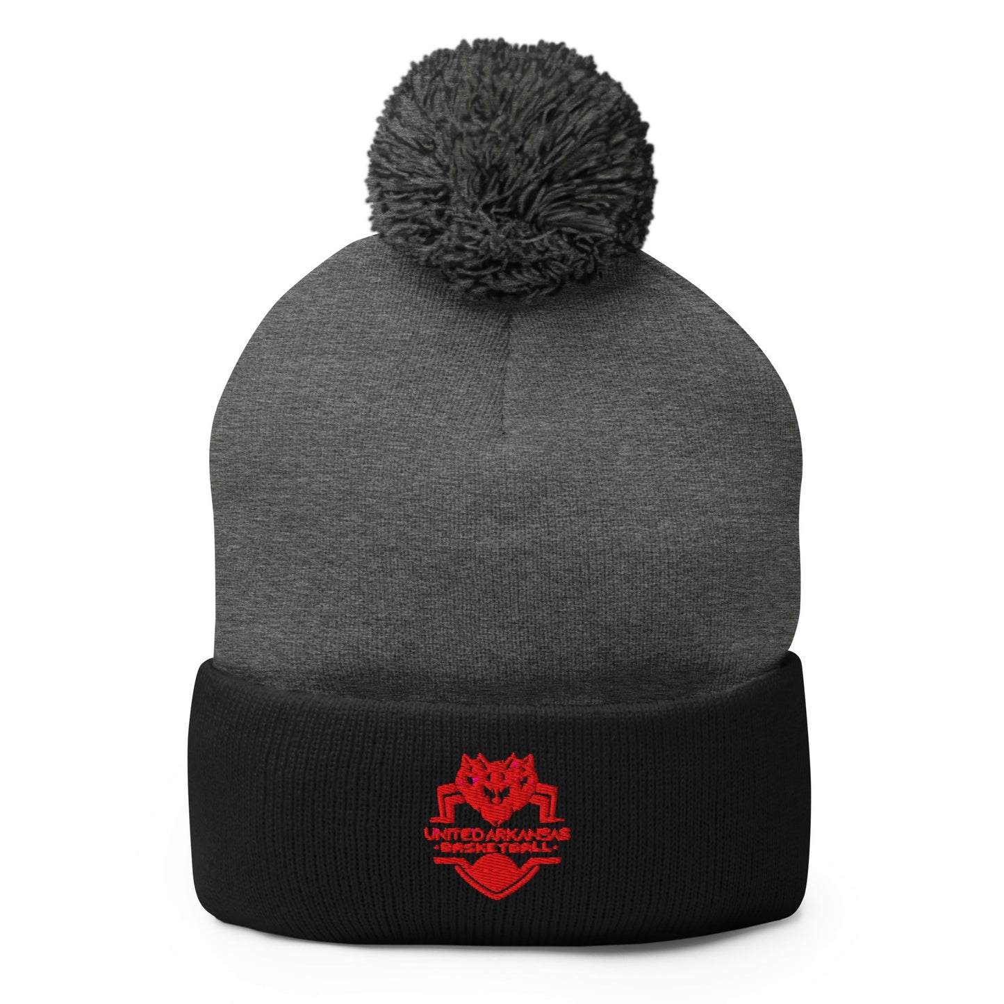 Pom - Pom Beanie | United Arkansas Basketball | Alt Logo