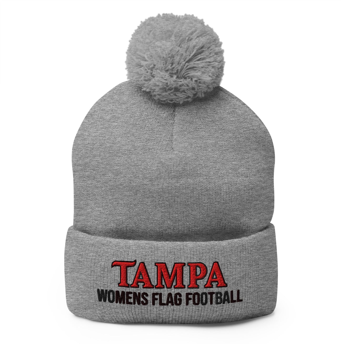 Pom - Pom Beanie | University of Tampa Women's Flag Football