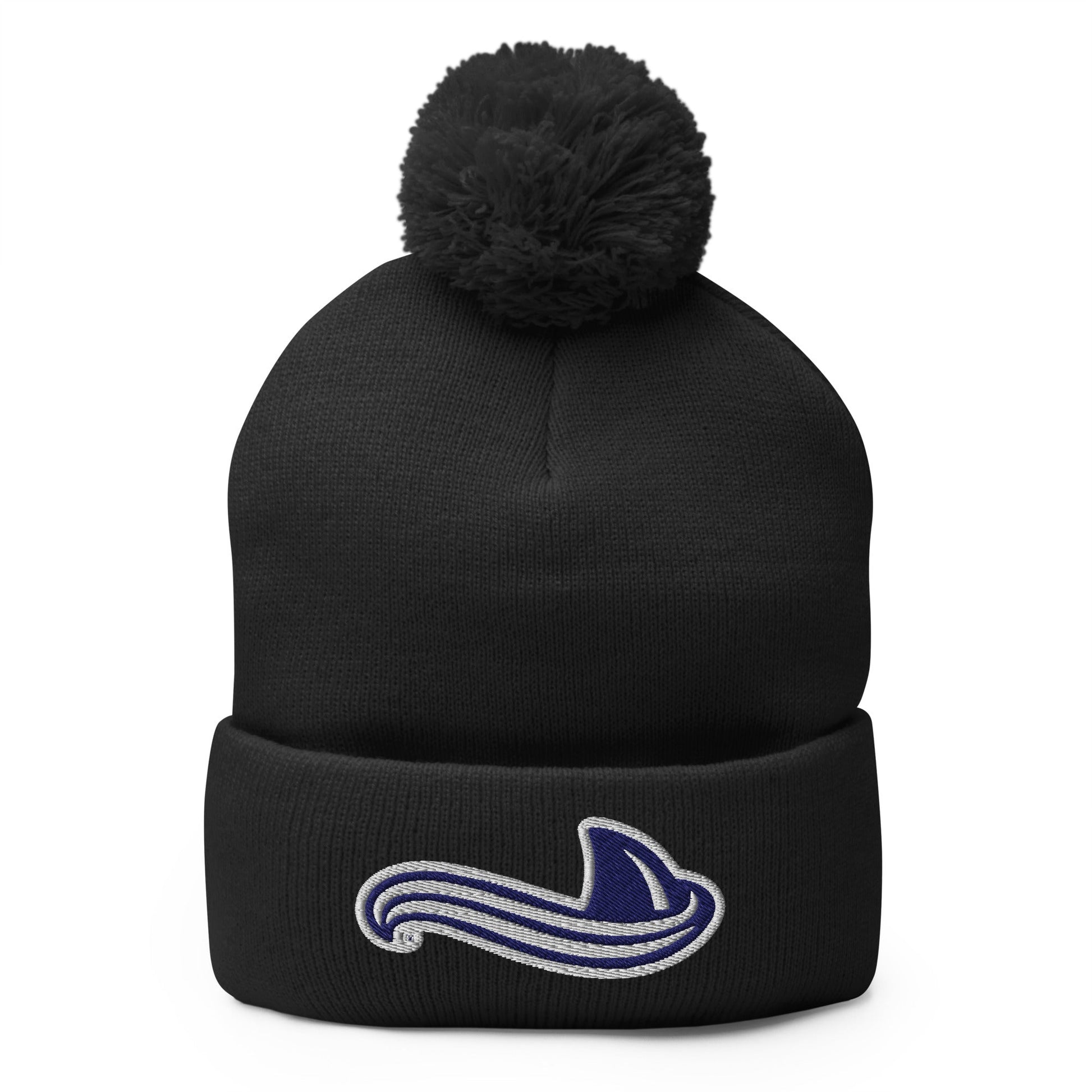 Pom - Pom Beanie | University South Carolina Beaufort Track & Field | Fin Logo