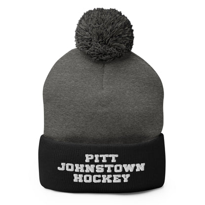 Pom-Pom Beanie | UPJ Hockey | Badge Logo