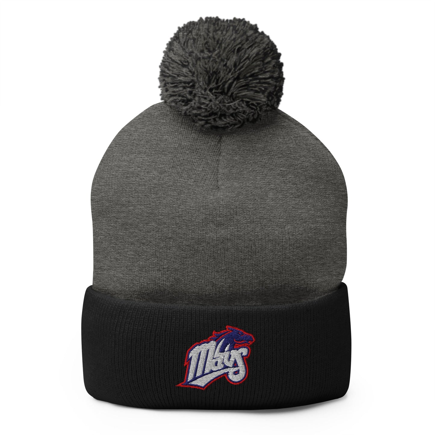 Pom - Pom Beanie | Upper Makefield Mavs Fastpitch | Mavs Logo