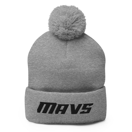 Pom - Pom Beanie | Upper Makefield Mavs Fastpitch | Modern Script Logo