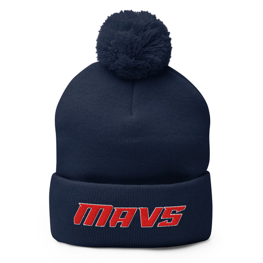 Pom - Pom Beanie | Upper Makefield Mavs - U10 Softball