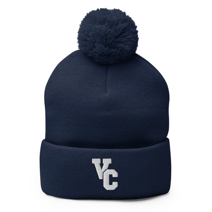 Pom-Pom Beanie | VCMS cheer | Lettermark Logo