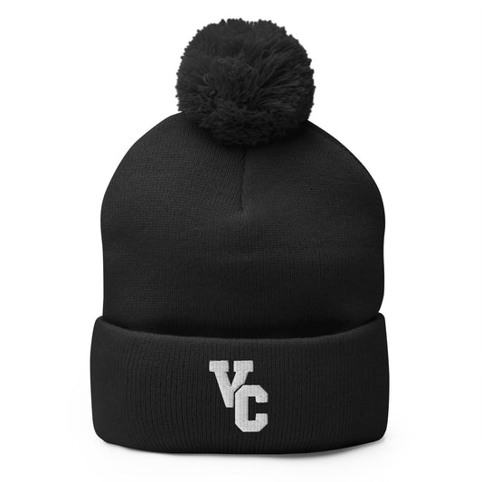 Pom-Pom Beanie | VCMS cheer | Lettermark Logo