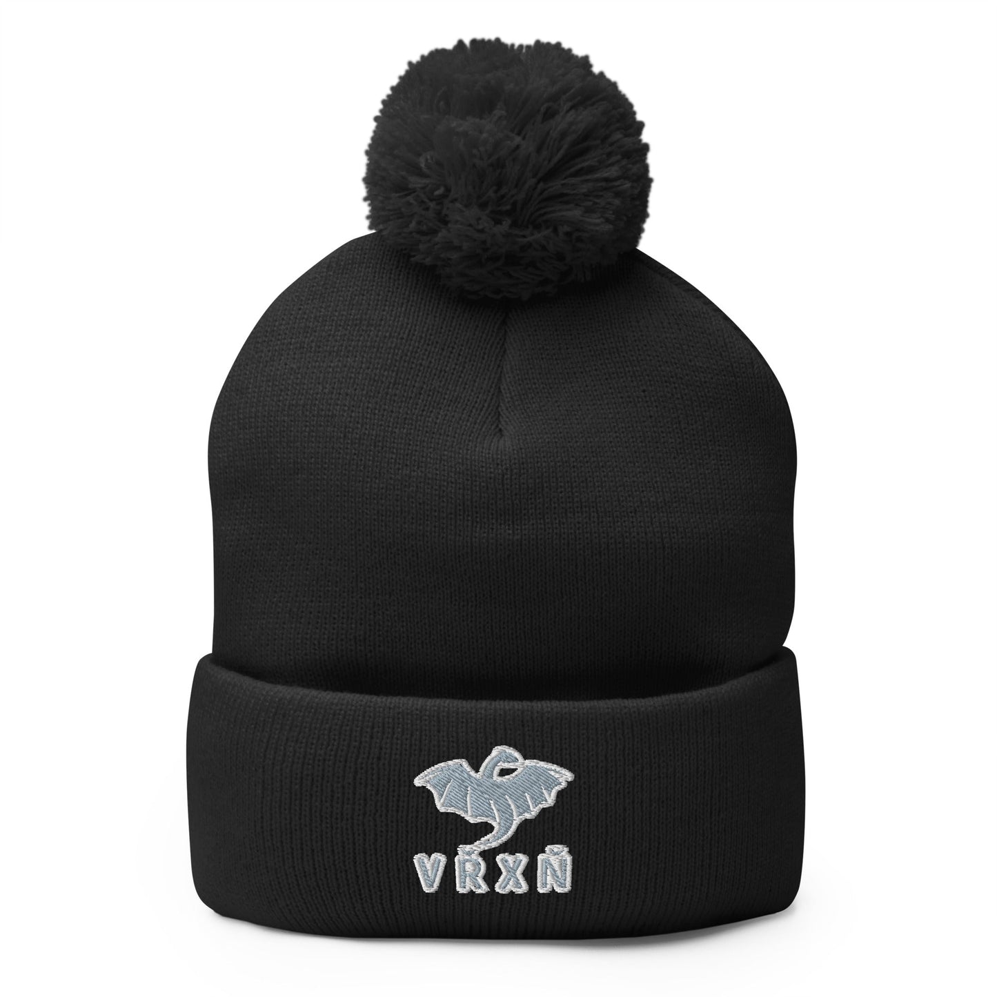 Pom - Pom Beanie | VŘXŇ | Ancient Modern Logo