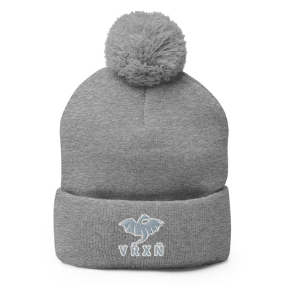 Pom - Pom Beanie | VŘXŇ | Ancient Modern Logo