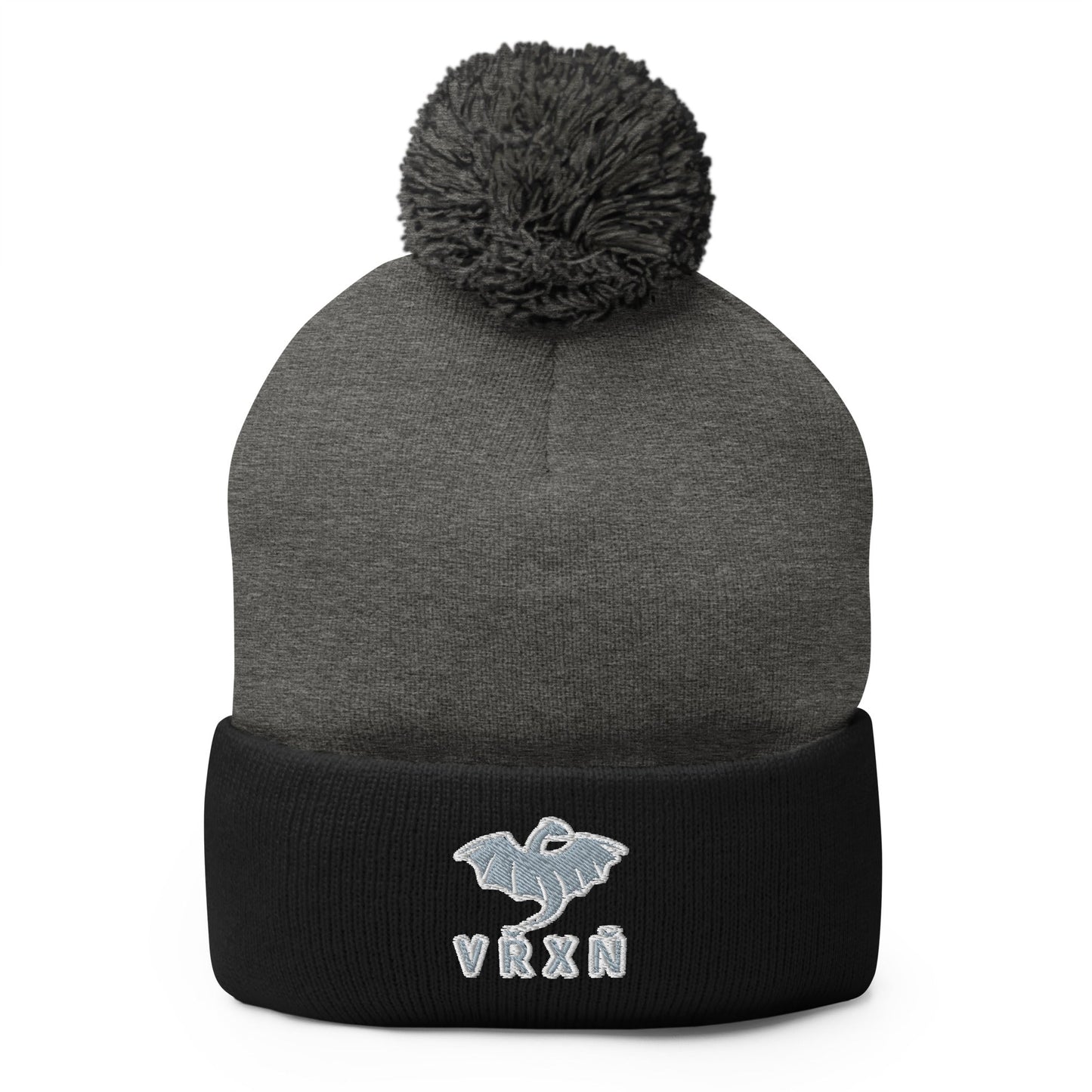 Pom - Pom Beanie | VŘXŇ | Ancient Modern Logo