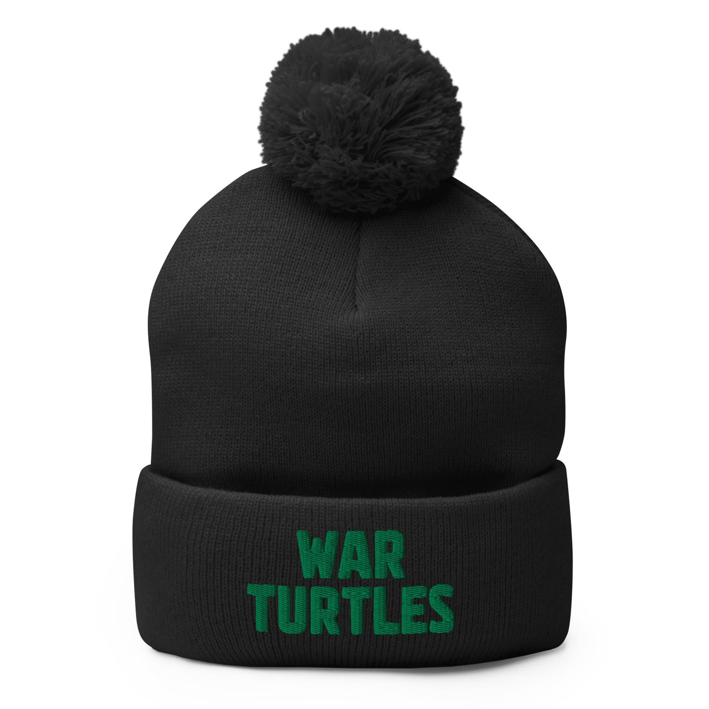 Pom - Pom Beanie | War Turtles | Mascot Logo
