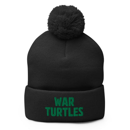 Pom - Pom Beanie | War Turtles | Mascot Logo