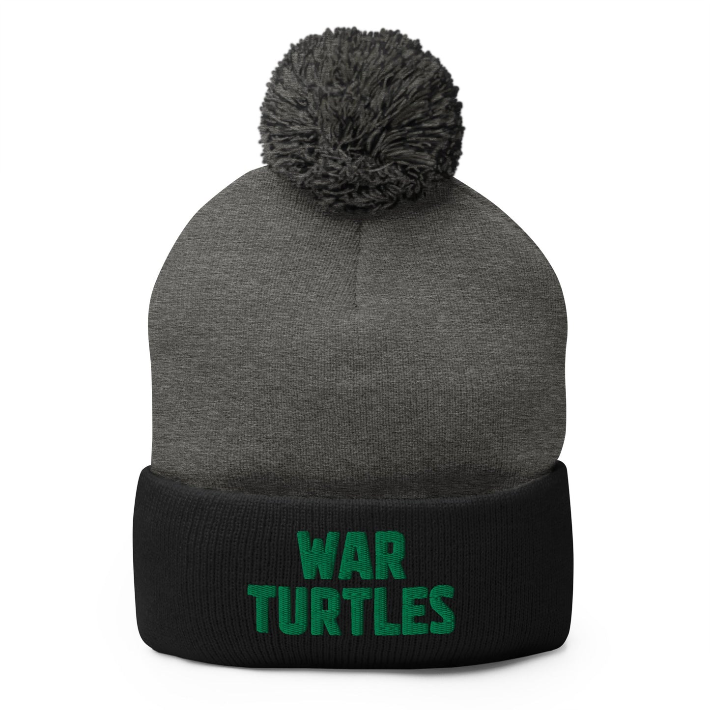 Pom - Pom Beanie | War Turtles | Mascot Logo