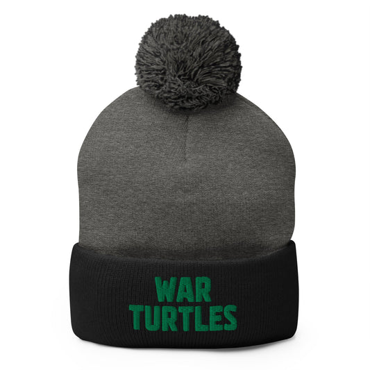 Pom - Pom Beanie | War Turtles | Mascot Logo