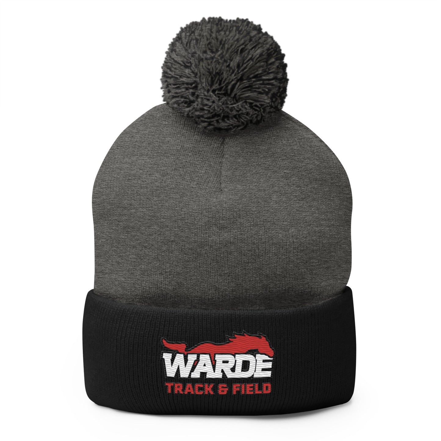 Pom - Pom Beanie | Warde Track and Field | Alt Logo