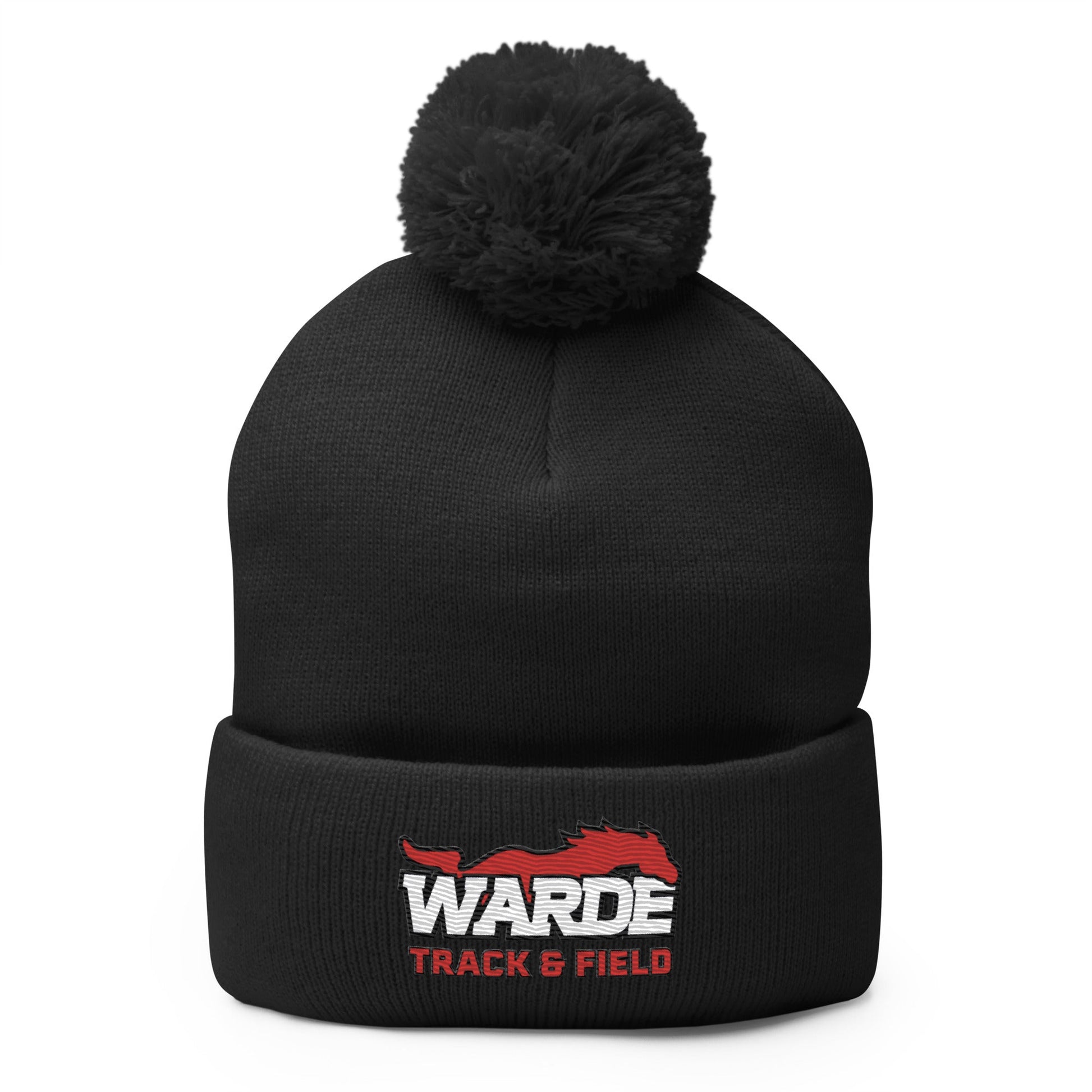 Pom - Pom Beanie | Warde Track and Field | Alt Logo