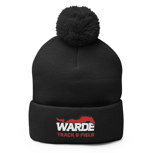 Pom - Pom Beanie | Warde Track and Field | Alt Logo