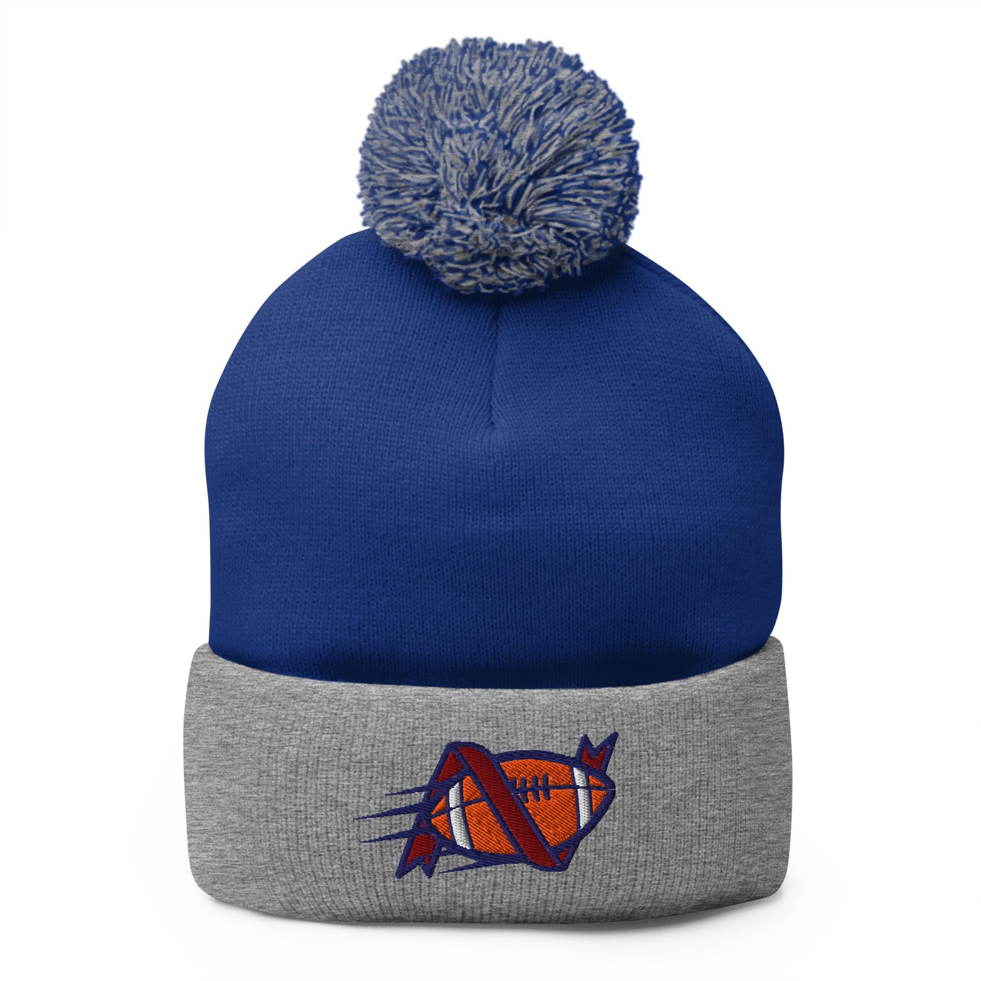 Pom - Pom Beanie | Warren Central Lady Vikes | Football Logo