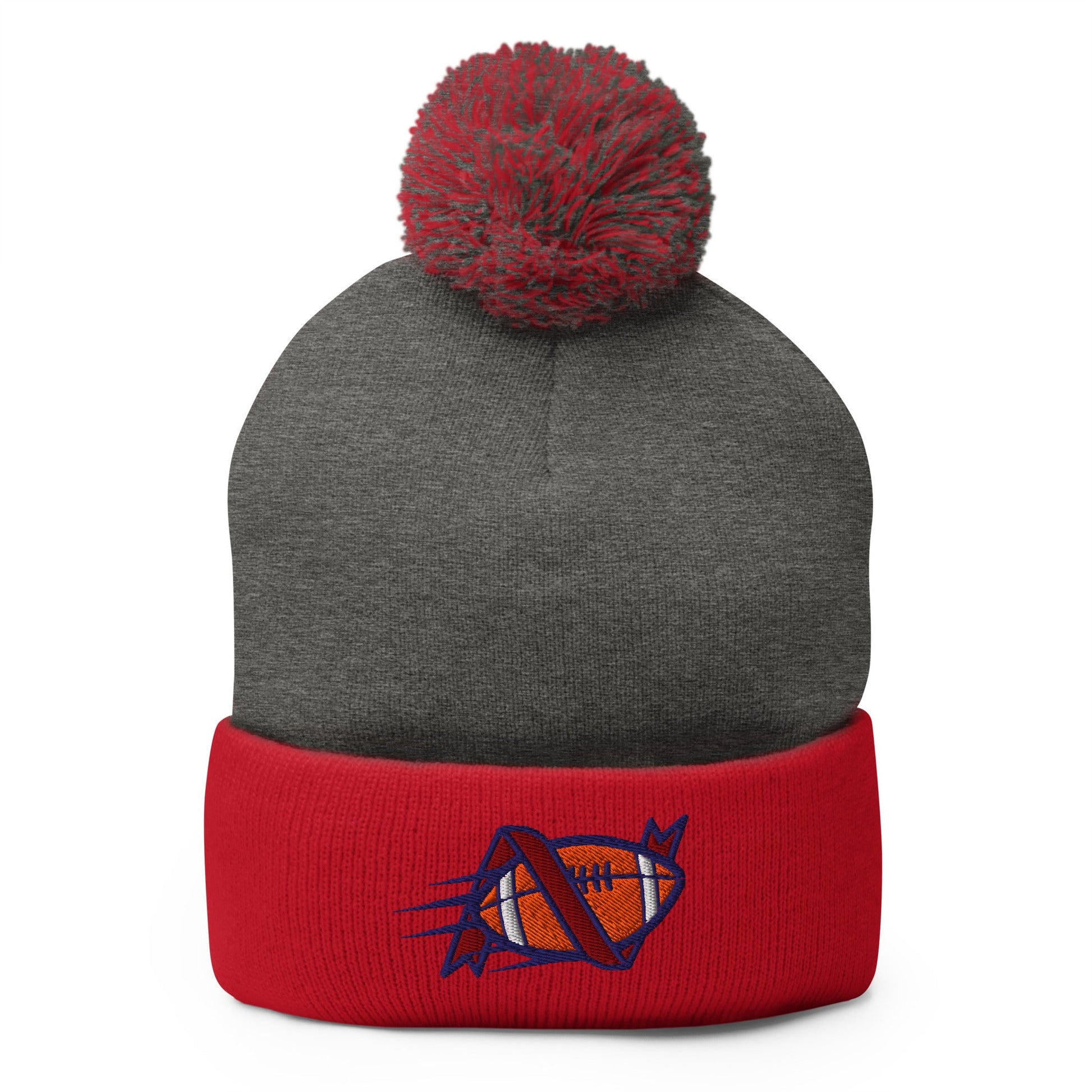 Pom - Pom Beanie | Warren Central Lady Vikes | Football Logo