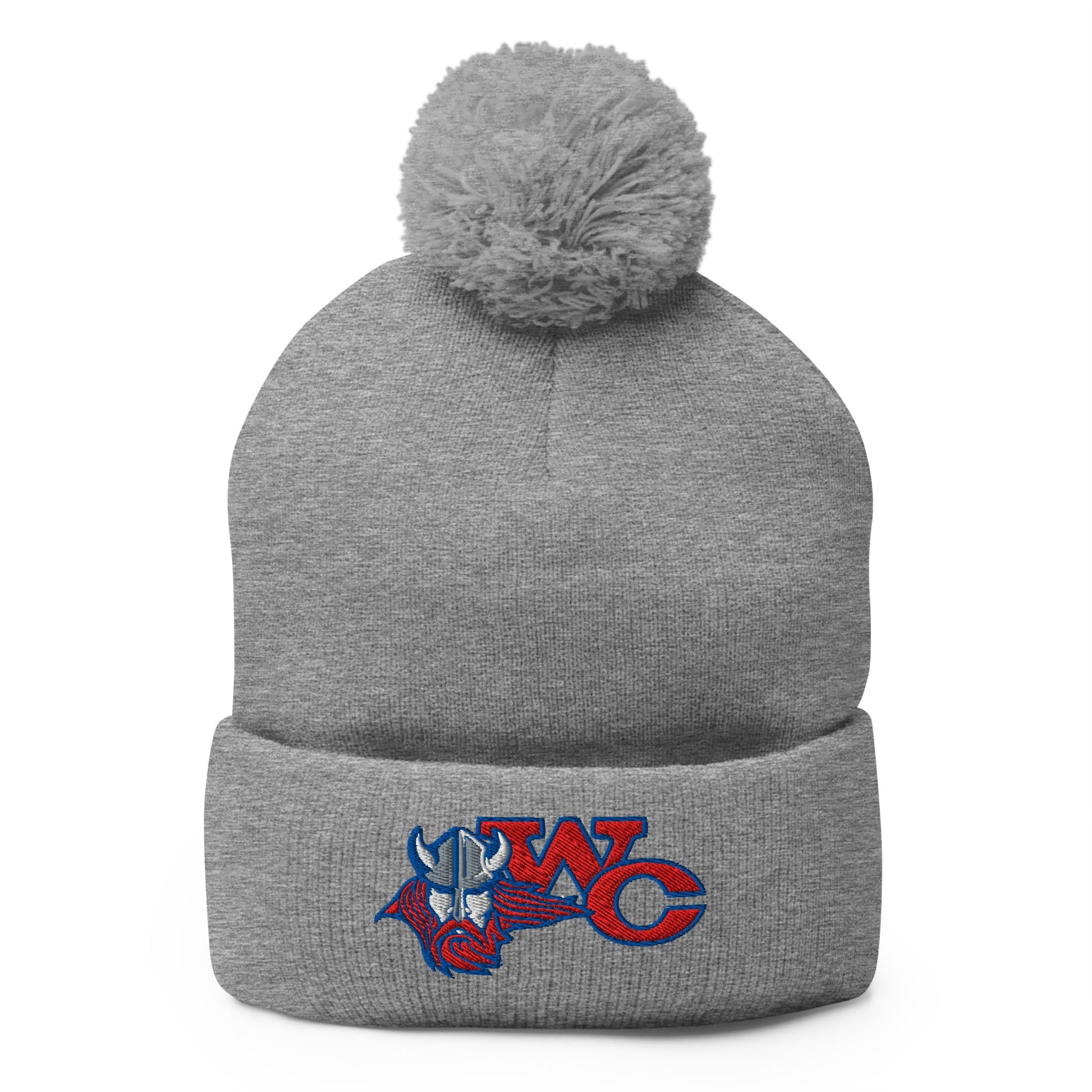 Pom - Pom Beanie | Warren Central Lady Vikes | WC Logo