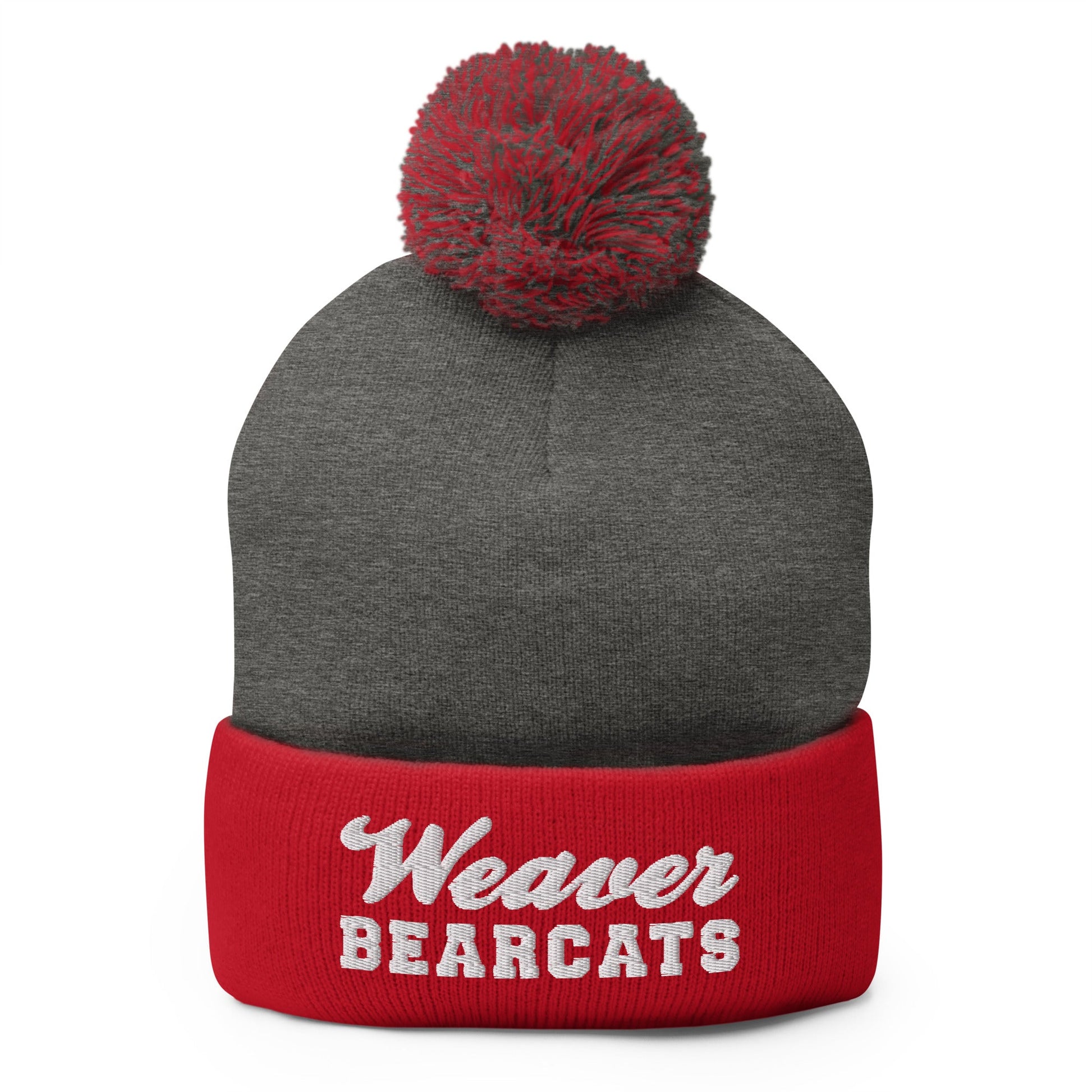 Pom - Pom Beanie | Weaver High School | Athletic Crest Logo