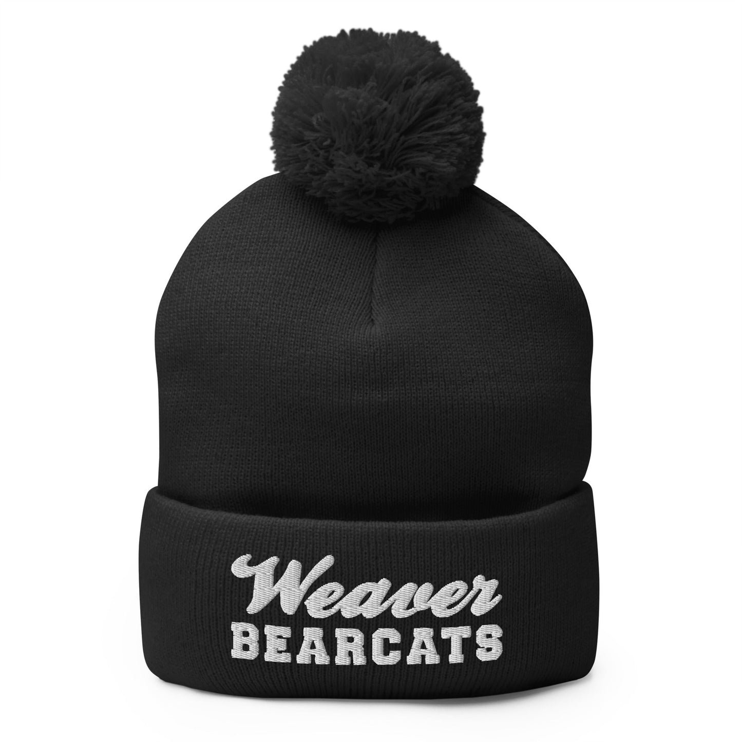 Pom - Pom Beanie | Weaver High School | Athletic Crest Logo