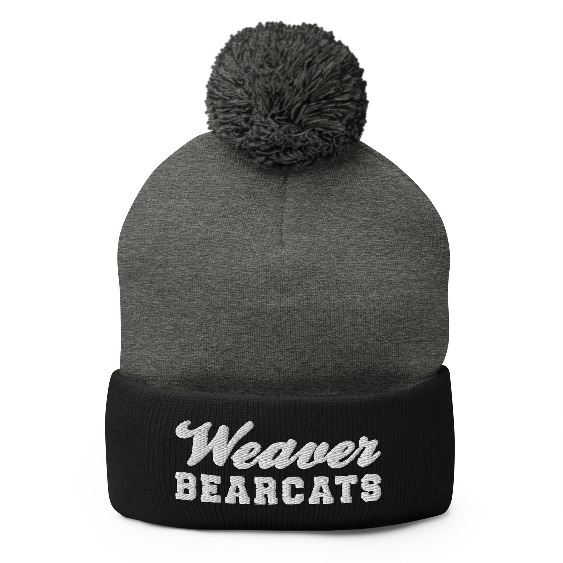 Pom - Pom Beanie | Weaver High School | Athletic Crest Logo