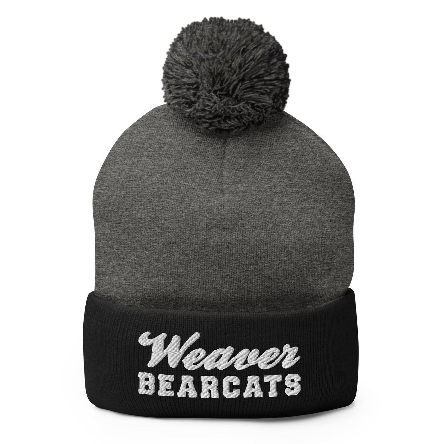 Pom - Pom Beanie | Weaver High School | Athletic Crest Logo