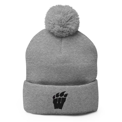 Pom - Pom Beanie | Weaver High School | Wildclaw Logo