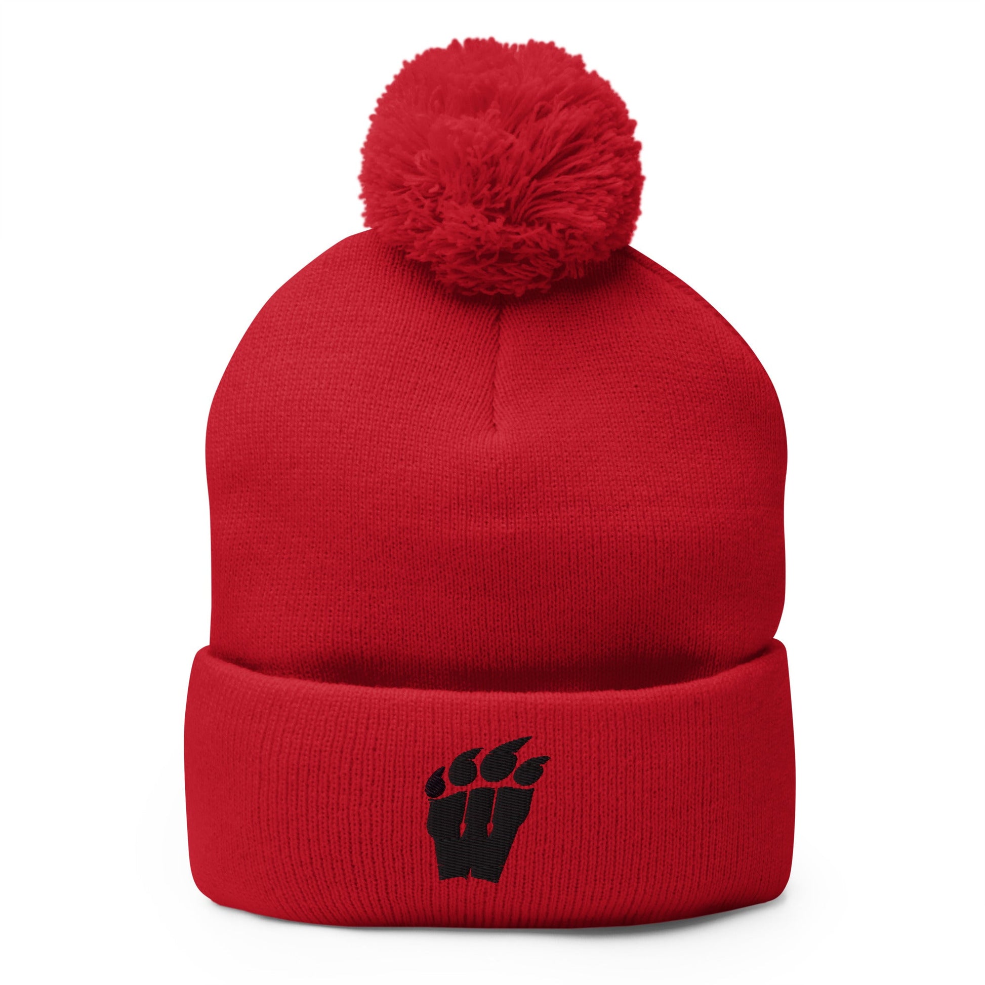 Pom - Pom Beanie | Weaver High School | Wildclaw Logo
