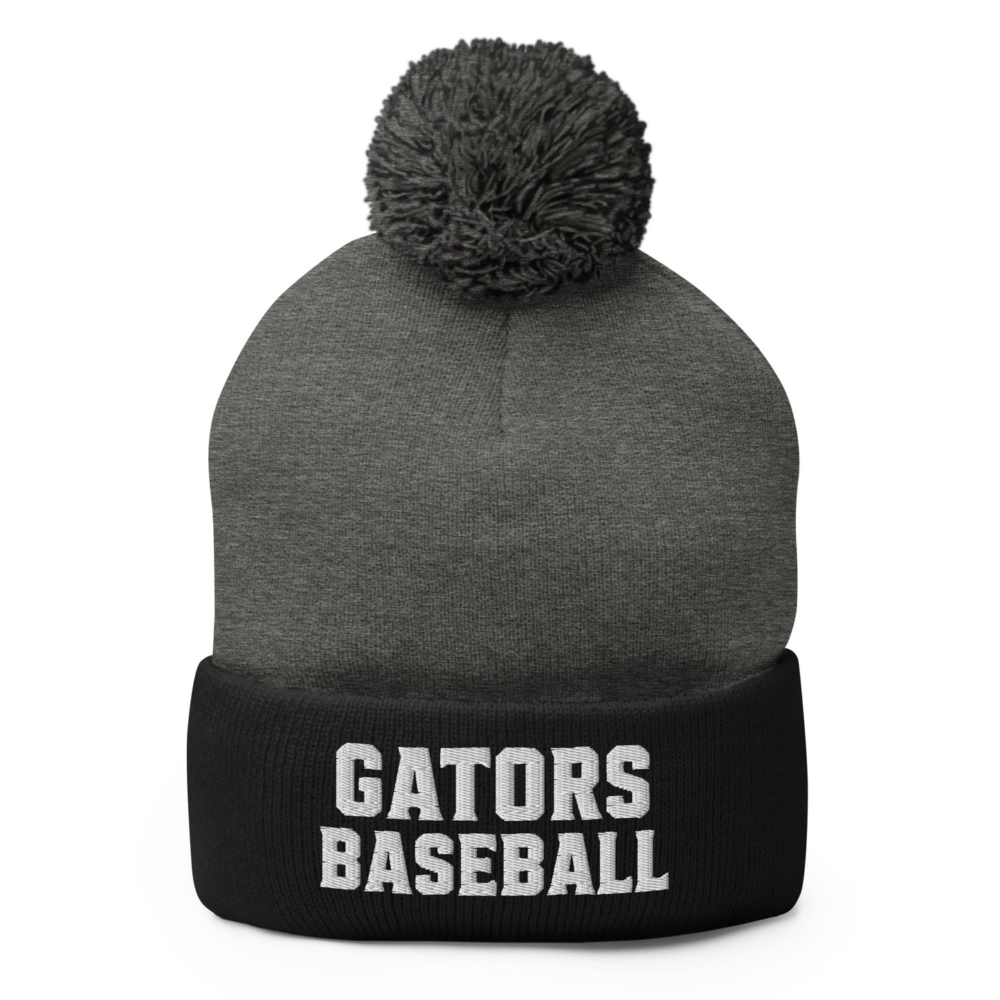 Pom-Pom Beanie | West Memphis Community Christian College Gators | Emblem Logo