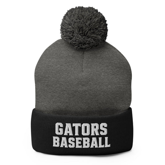 Pom-Pom Beanie | West Memphis Community Christian College Gators | Emblem Logo