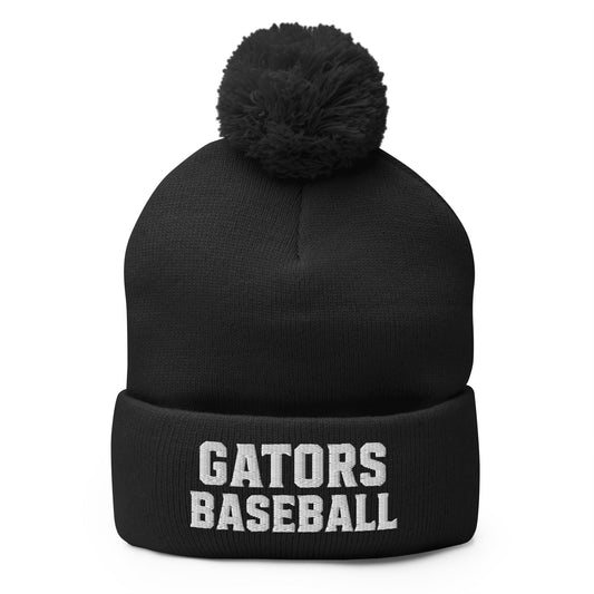 Pom-Pom Beanie | West Memphis Community Christian College Gators | Emblem Logo