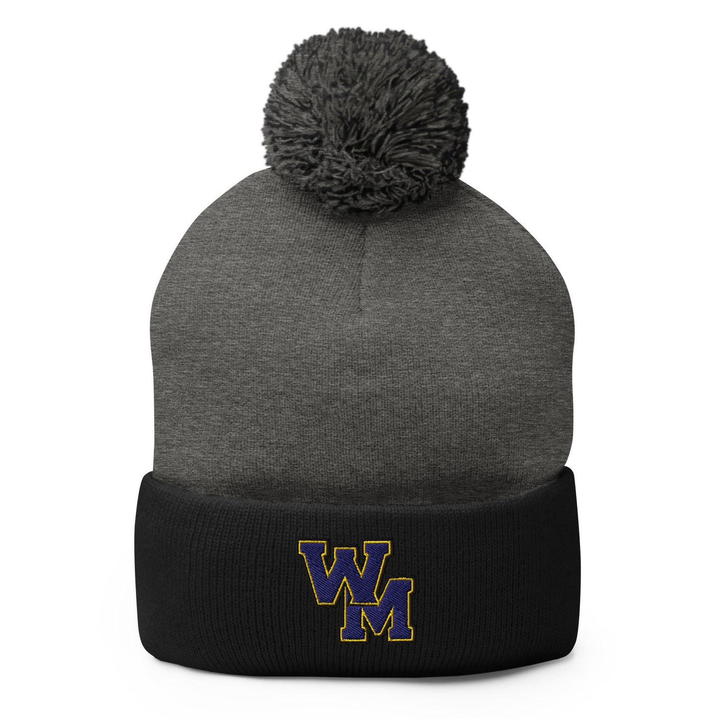 Pom-Pom Beanie | West Memphis Community Christian College Gators | WM-Mark Logo