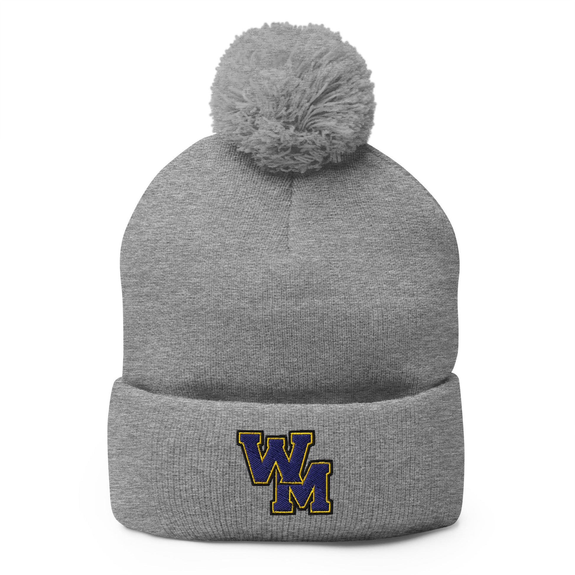 Pom-Pom Beanie | West Memphis Community Christian College Gators | WM-Mark Logo