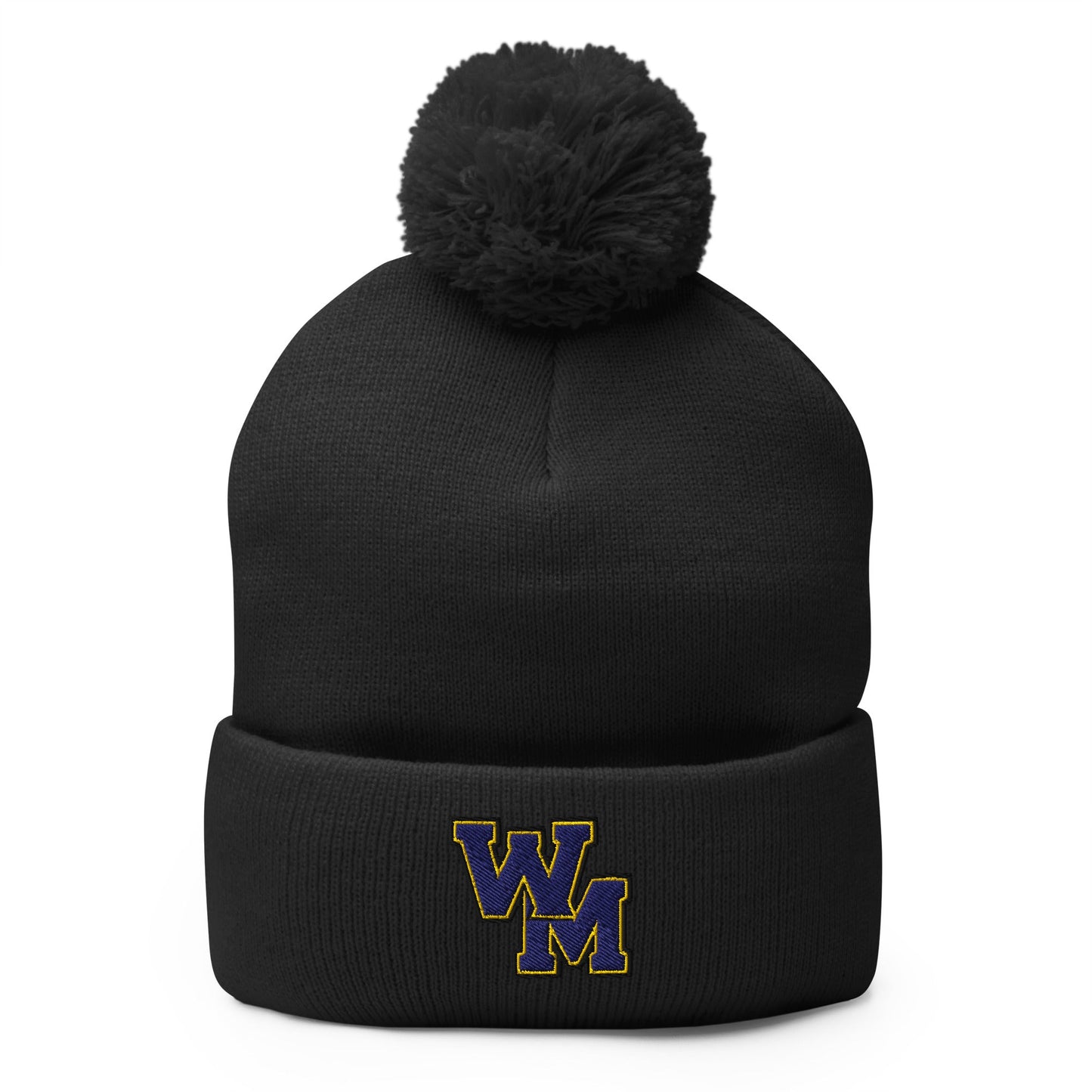 Pom-Pom Beanie | West Memphis Community Christian College Gators | WM-Mark Logo