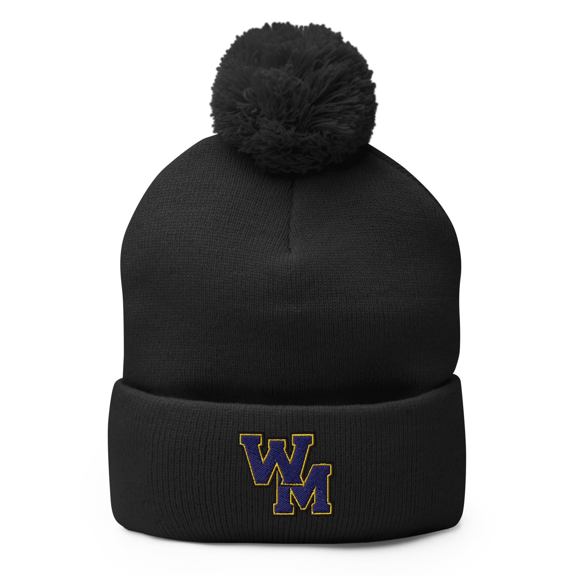 Pom-Pom Beanie | West Memphis Community Christian College Gators | WM-Mark Logo