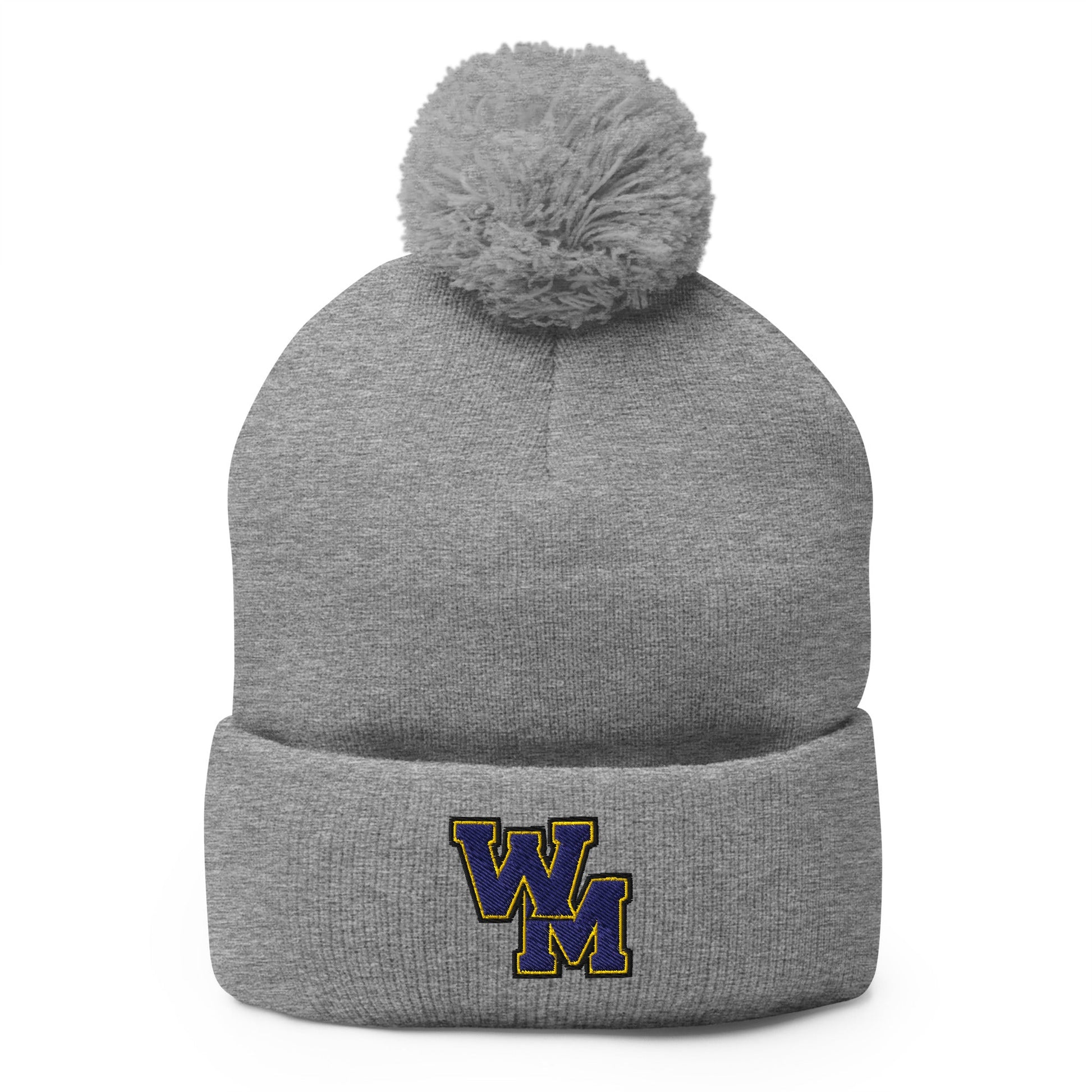Pom-Pom Beanie | West Memphis Community Christian College Gators | WM-Mark Logo