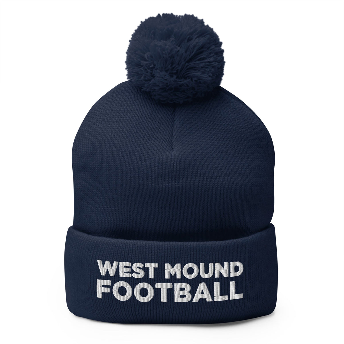 Pom-Pom Beanie | West Mound Stars | Badge (Variant) Logo