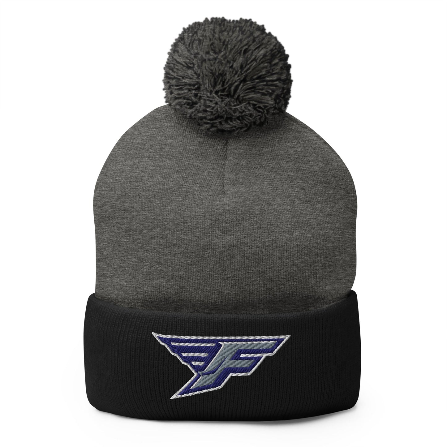 Pom - Pom Beanie | West Texas Flyers | F Logo