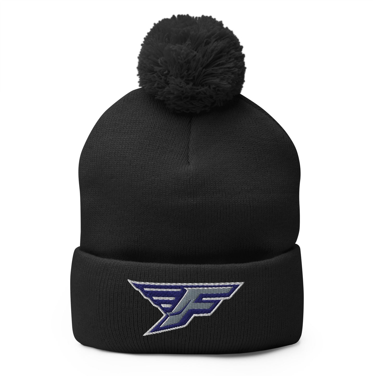 Pom - Pom Beanie | West Texas Flyers | F Logo